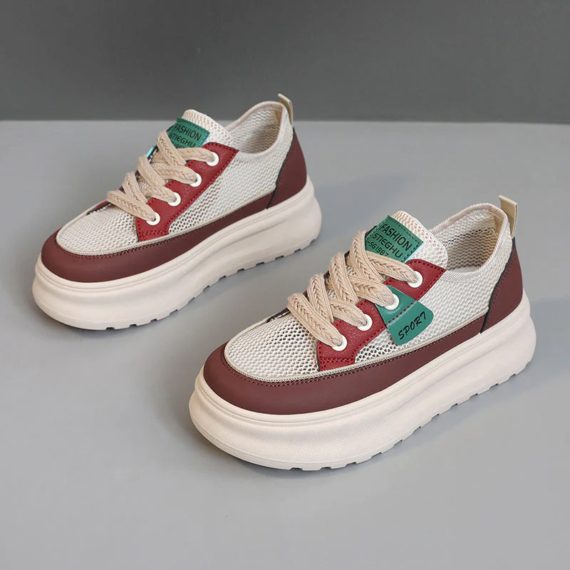 Damen Sportliche Chunky Sneakers mit atmungsaktivem Obermaterial und dämpfender Sohle - Image 7