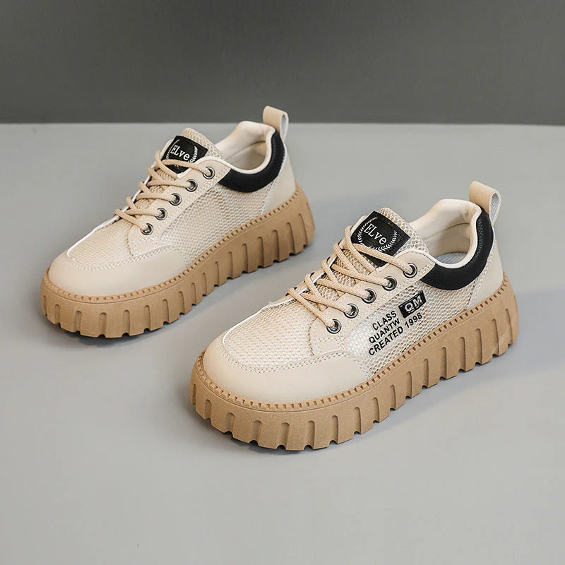 Damen Sportliche Chunky Sneakers mit atmungsaktiver Mesh-Oberfläche und strapazierfähigem Sohlenprofil - Image 6