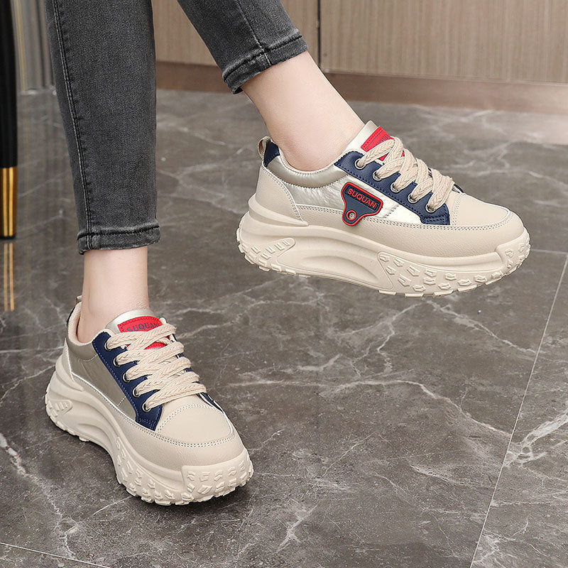 Damen Sportliche Chunky Sneakers mit dämpfender Laufsohle und atmungsaktivem Mesh-Obermaterial - Image 2