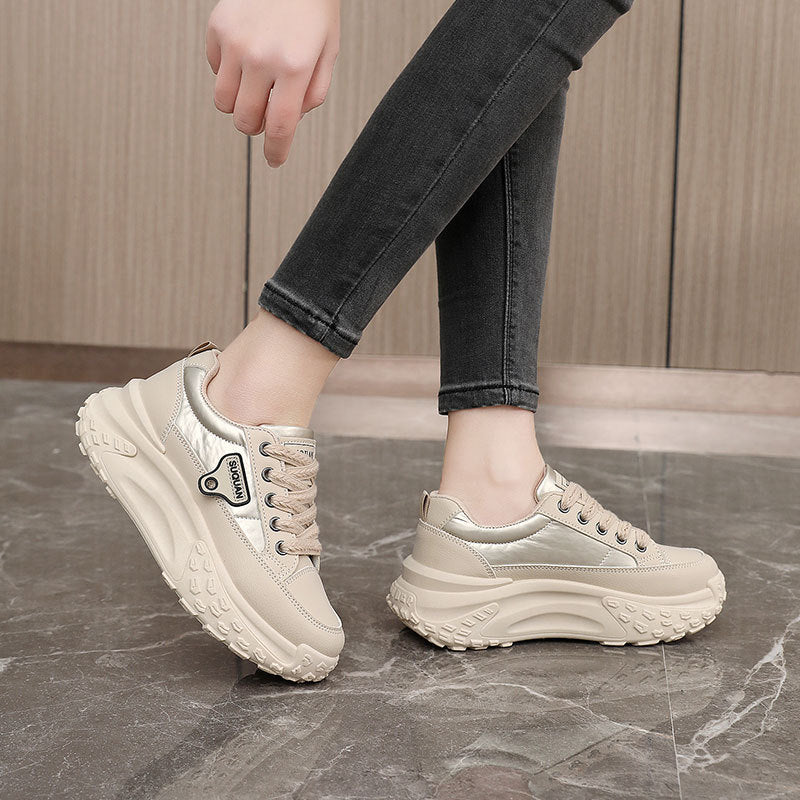 Damen Sportliche Chunky Sneakers mit dämpfender Laufsohle und atmungsaktivem Mesh-Obermaterial - Image 3