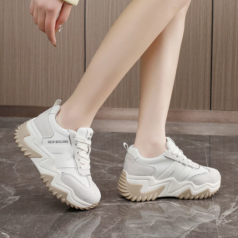 Damen Sportliche Chunky Sneakers mit ergonomischer Dämpfung und rutschfester Sohle - Image 3