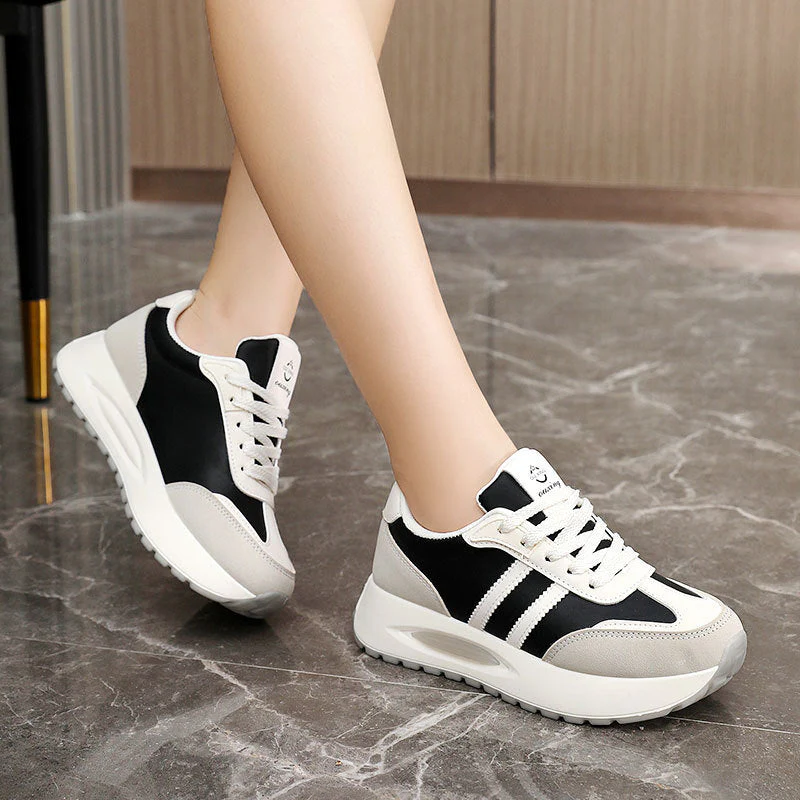 Damen Sportliche Chunky Sneakers mit gepolsterter Dämpfung und atmungsaktiver Konstruktion - Image 3