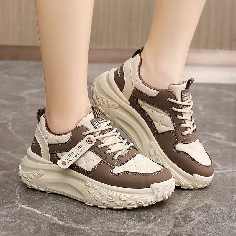 Damen Sportliche Chunky Sneakers mit gepolsterter Laufsohle - Image 3