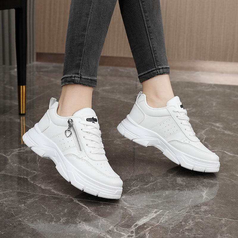 Damen Sportliche Chunky Sneakers mit Reißverschluss und rutschfester Sohle - Image 2