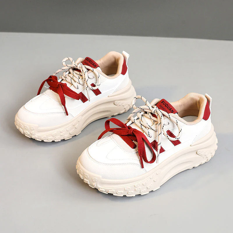 Damen Sportliche Chunky Sneakers mit robustem Profil und atmungsaktivem Obermaterial