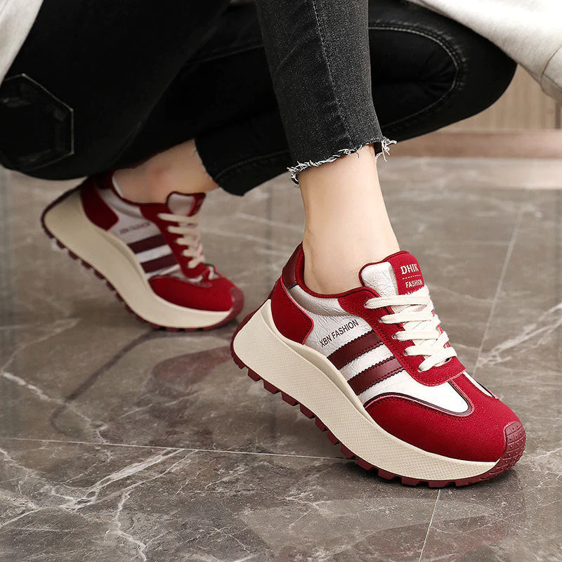 Damen Sportliche Chunky Sneakers mit rutschfester Laufsohle und atmungsaktivem Obermaterial - Image 3