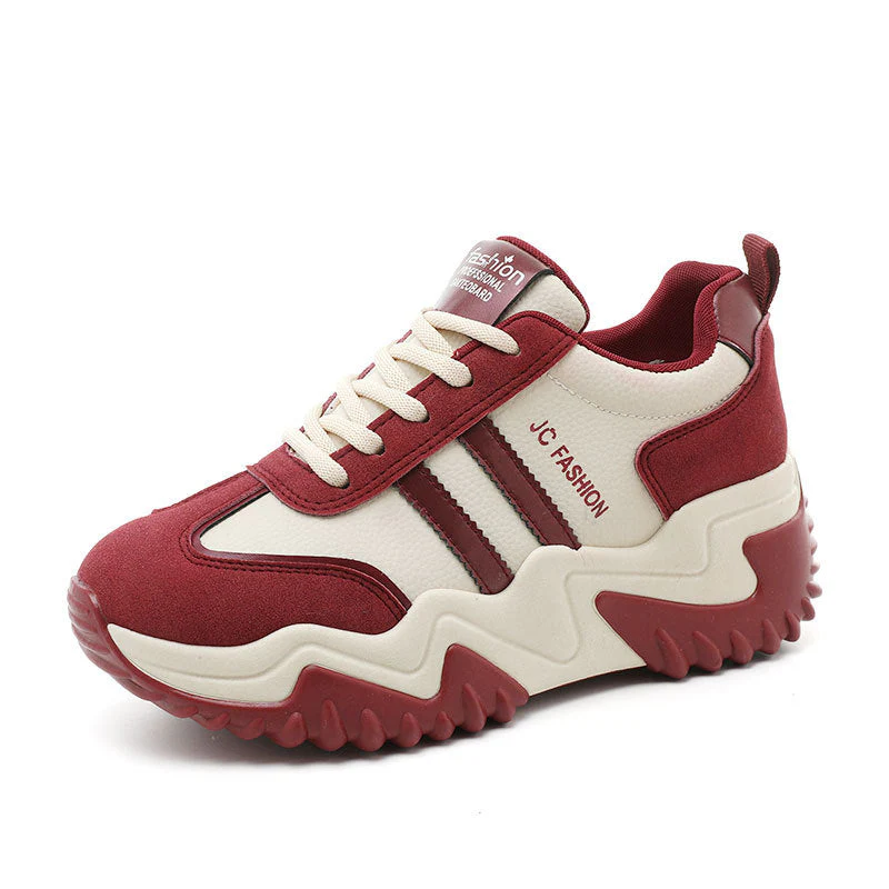 Damen Sportliche Chunky Sneakers mit rutschfester Sohle und atmungsaktiver Oberflächenstruktur - Image 2