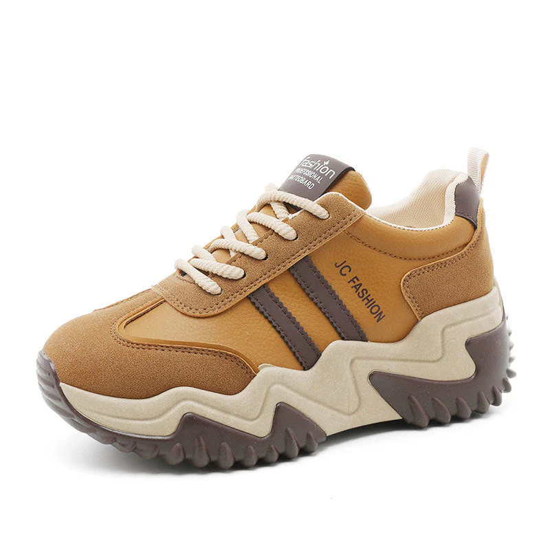 Damen Sportliche Chunky Sneakers mit rutschfester Sohle und atmungsaktiver Oberflächenstruktur - Image 4
