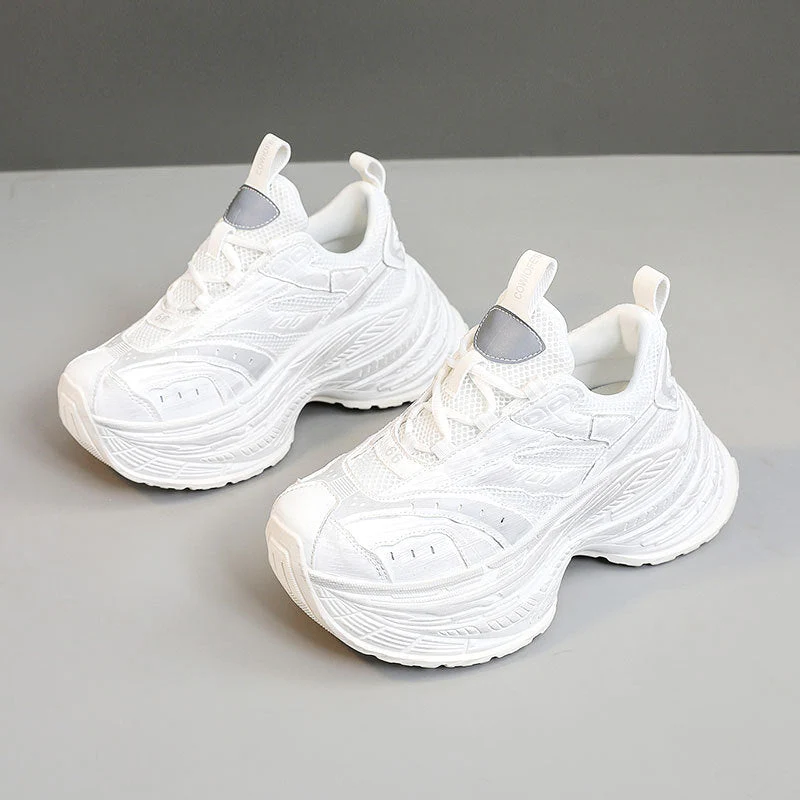 Damen Sportliche Chunky Sneakers mit überlegener Dämpfung und rutschfester Sohle