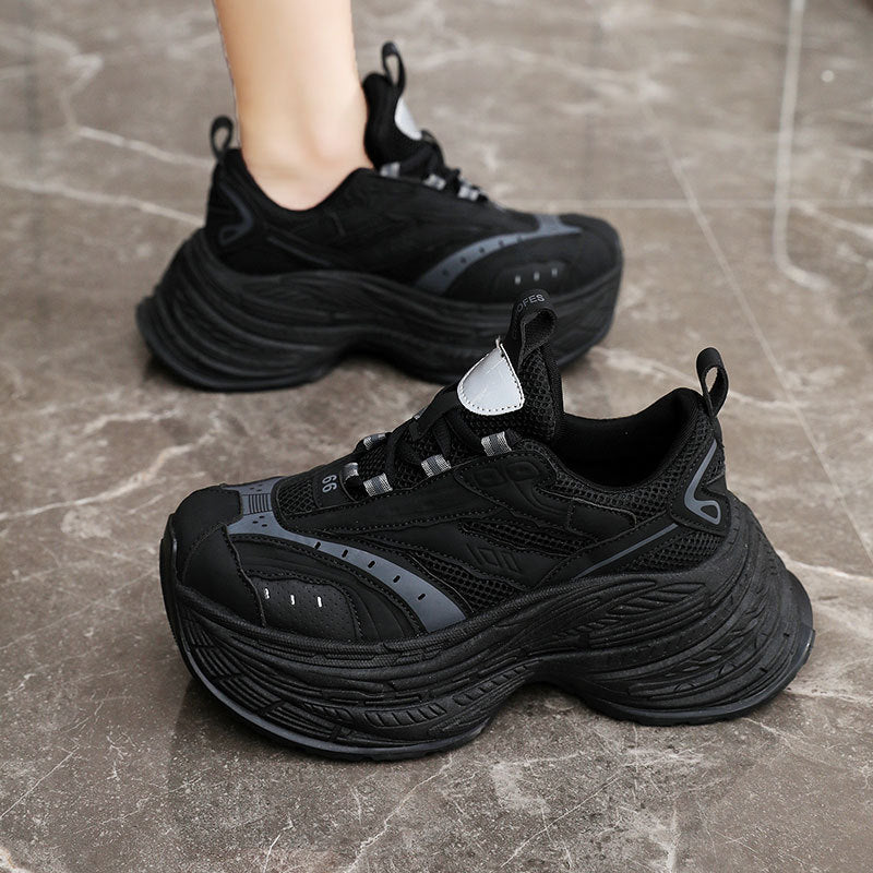 Damen Sportliche Chunky Sneakers mit überlegener Dämpfung und rutschfester Sohle - Image 2