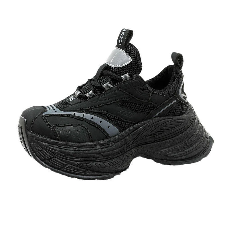 Damen Sportliche Chunky Sneakers mit überlegener Dämpfung und rutschfester Sohle - Image 4