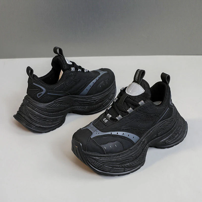 Damen Sportliche Chunky Sneakers mit überlegener Dämpfung und rutschfester Sohle - Image 6