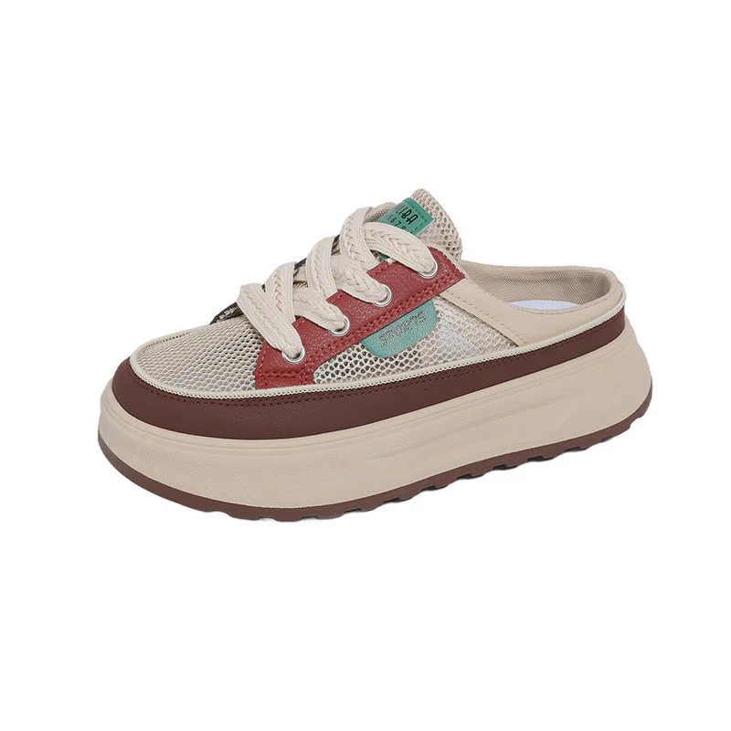 Damen Sportliche Freizeitschlüpfschuhe mit atmungsaktivem Mesh-Obermaterial und stabiler Sohle - Image 5