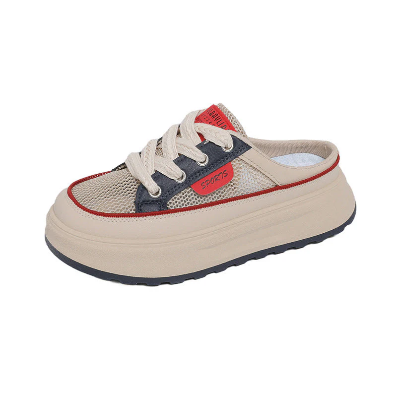 Damen Sportliche Freizeitschlüpfschuhe mit atmungsaktivem Mesh-Obermaterial und stabiler Sohle - Image 7