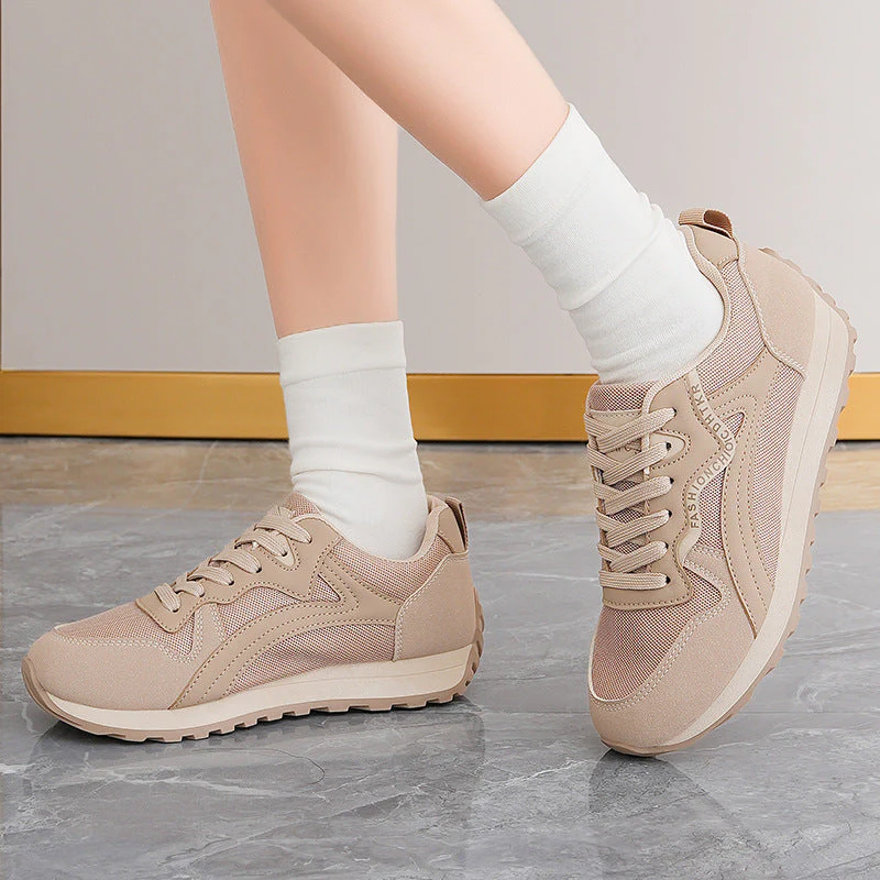 Damen Sportliche Freizeitschuhe mit atmungsaktiven Mesh-Einsätzen und dämpfender Laufsohle - Image 2
