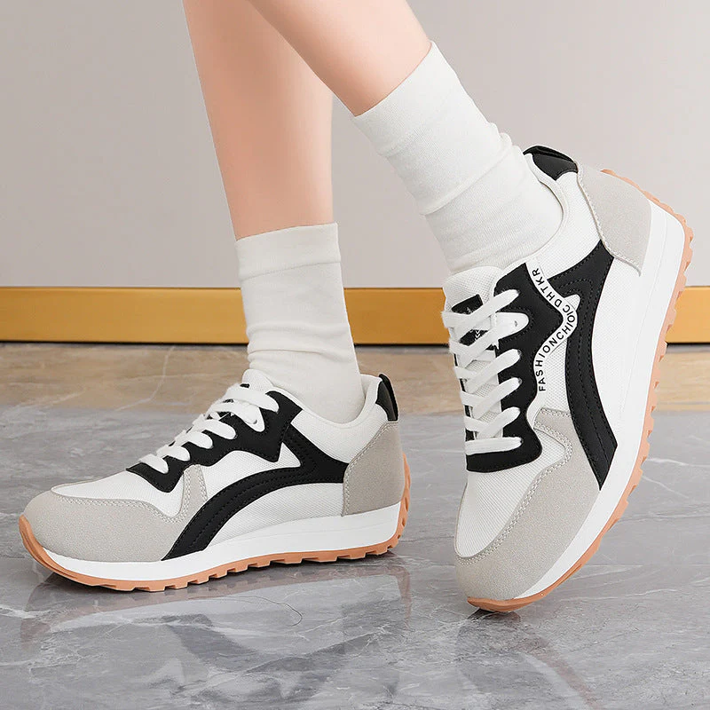 Damen Sportliche Freizeitschuhe mit atmungsaktiven Mesh-Einsätzen und dämpfender Laufsohle - Image 3