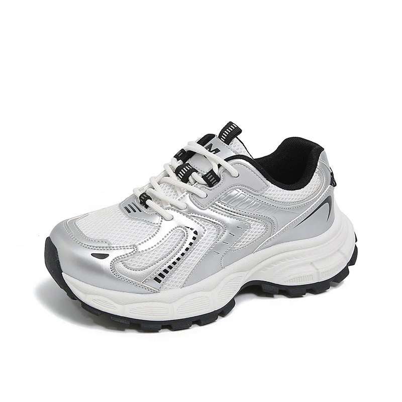Damen Sportliche Freizeitschuhe mit atmungsaktiver Mesh-Oberfläche und stoßdämpfender Laufsohle - Image 5