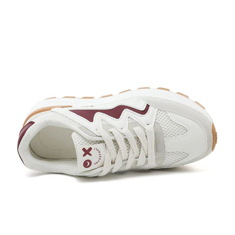 Damen Sportliche Freizeitsneaker mit atmungsaktiver Mesh-Oberfläche und dämpfender Laufsohle - Image 3