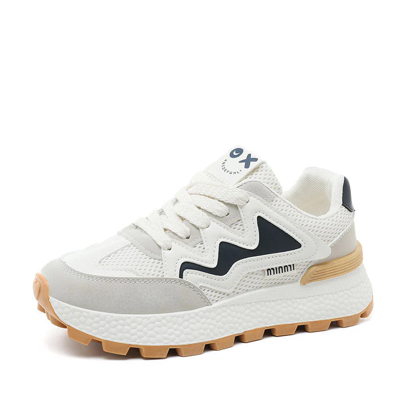 Damen Sportliche Freizeitsneaker mit atmungsaktiver Mesh-Oberfläche und dämpfender Laufsohle - Image 4