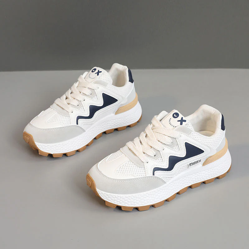 Damen Sportliche Freizeitsneaker mit atmungsaktiver Mesh-Oberfläche und dämpfender Laufsohle - Image 5