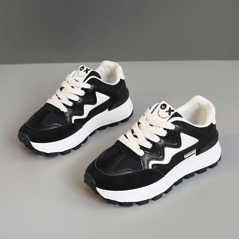 Damen Sportliche Freizeitsneaker mit atmungsaktiver Mesh-Oberfläche und dämpfender Laufsohle - Image 7