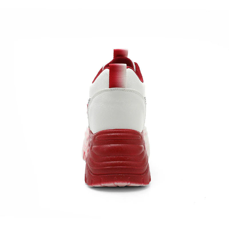 Damen Sportliche Glitter Sneakers mit trendiger Plateausohle - Image 3