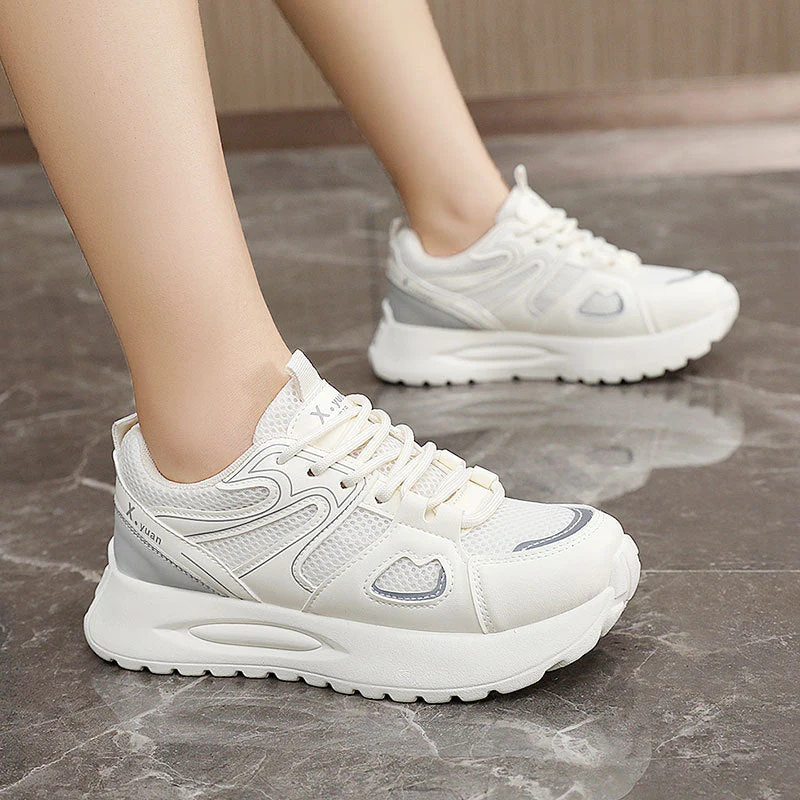 Damen Sportliche High-Top Sneakers mit atmungsaktivem Mesh-Obermaterial und dämpfender Sohle - Image 2