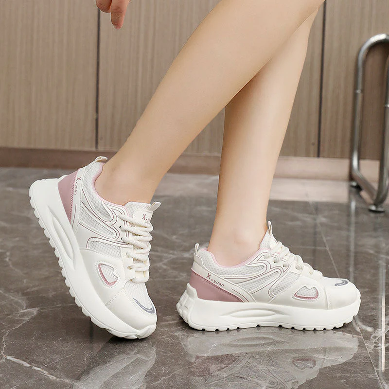 Damen Sportliche High-Top Sneakers mit atmungsaktivem Mesh-Obermaterial und dämpfender Sohle - Image 3