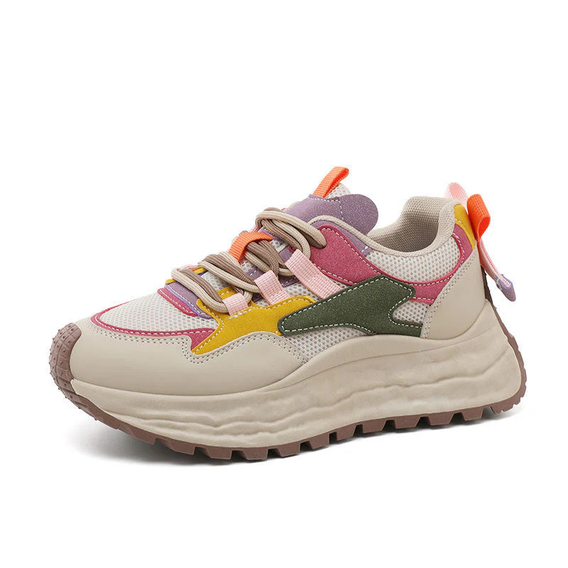 Damen Sportliche High-Top Sneakers mit atmungsaktiver Mesh-Oberfläche und rutschfester Sohle - Image 4