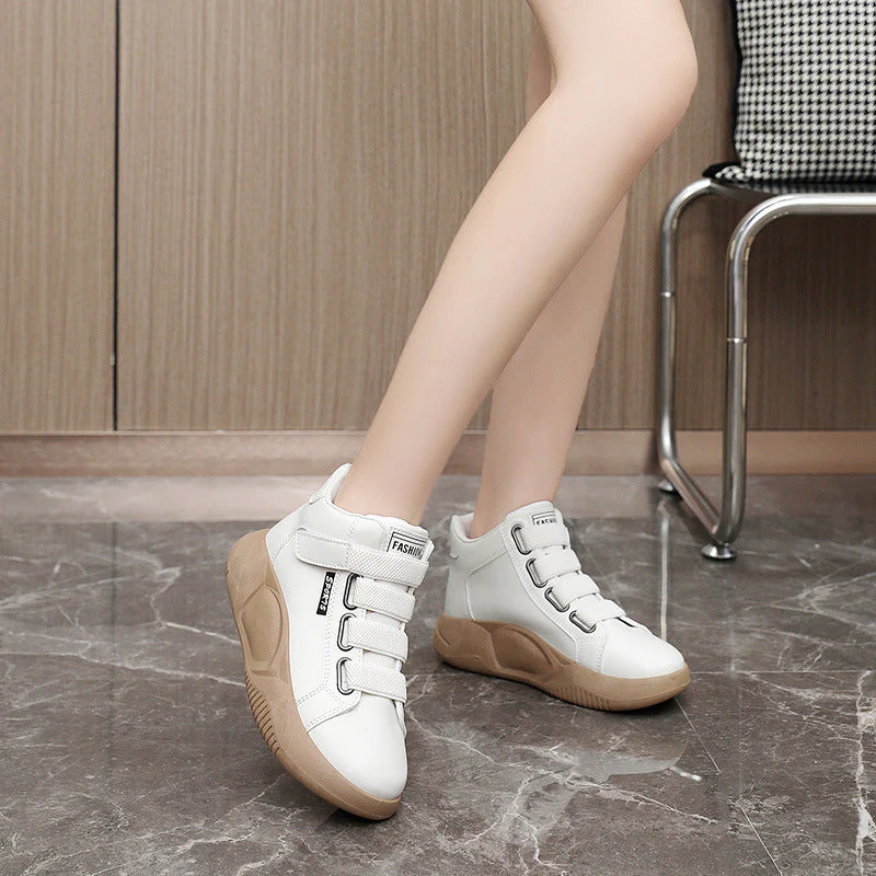 Damen Sportliche High-Top Sneakers mit elastischen Schnürsenkeln - Image 3