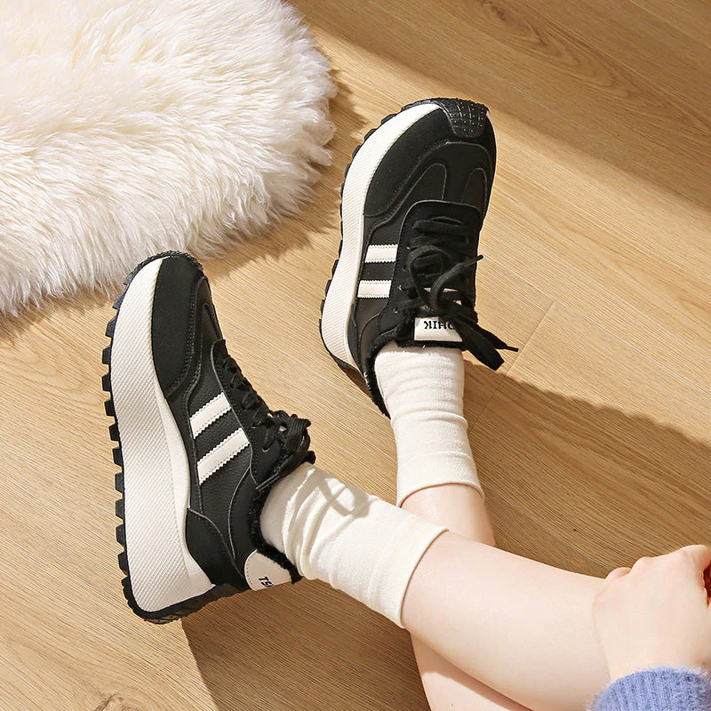 Damen Sportliche High-Top Sneakers mit gefüttertem Innenbereich - Image 3