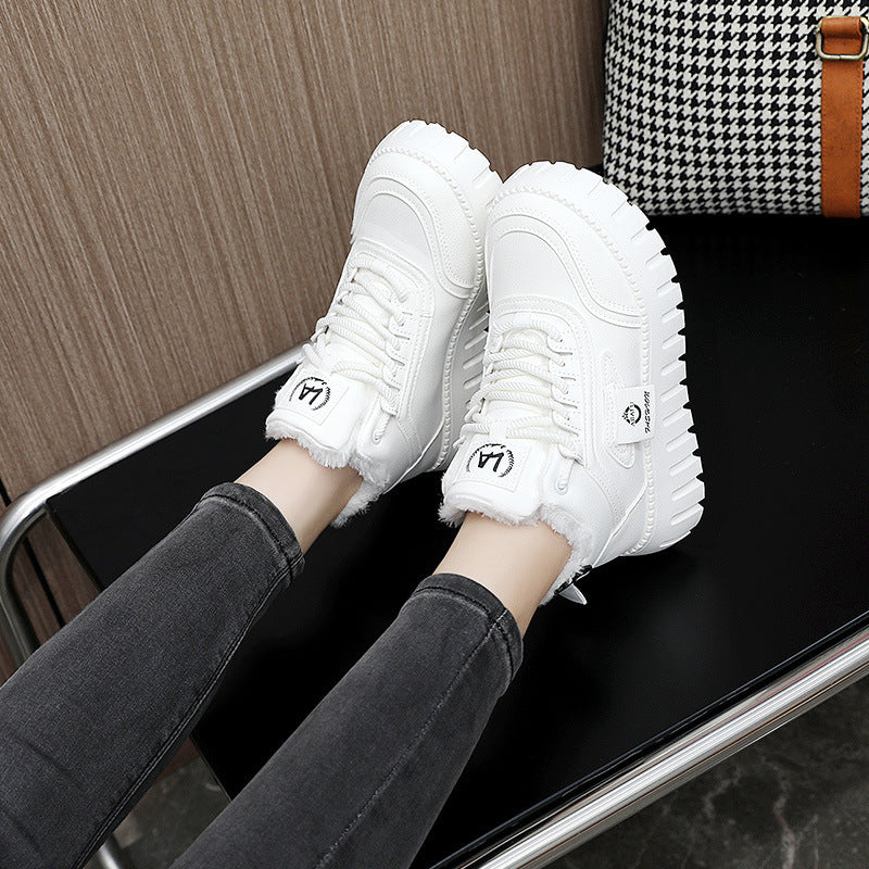 Damen Sportliche High-Top Sneakers mit gefüttertem Innenfutter und rutschfester Laufsohle - Image 3