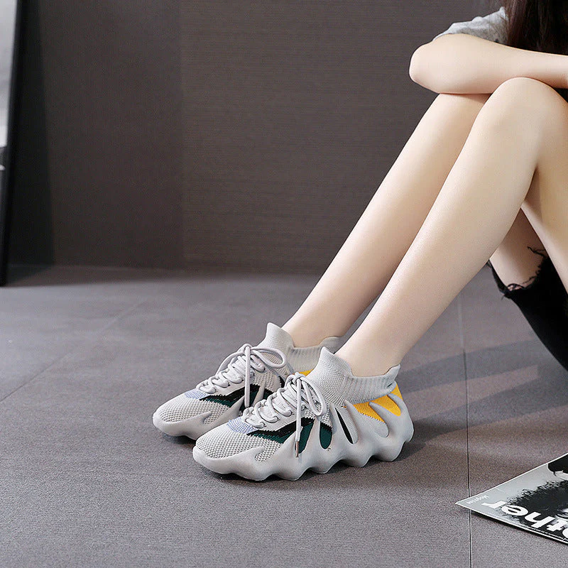 Damen Sportliche High-Top Sneakers mit innovativem Design und atmungsaktiver Technik - Image 2
