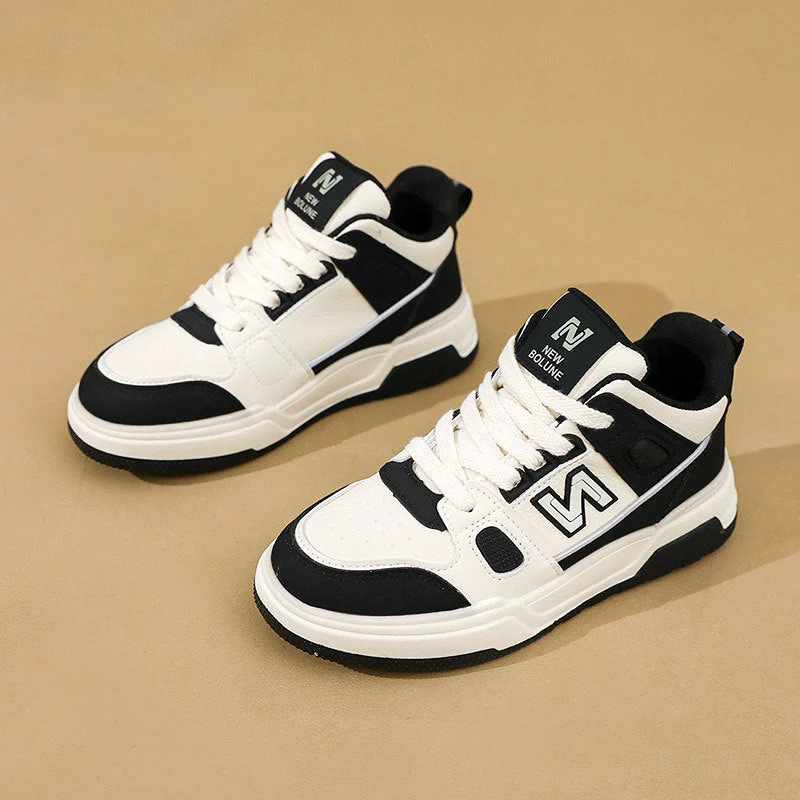 Damen Sportliche High-Top Sneakers mit modischem Design und atmungsaktiver Oberflächenstruktur - Image 5