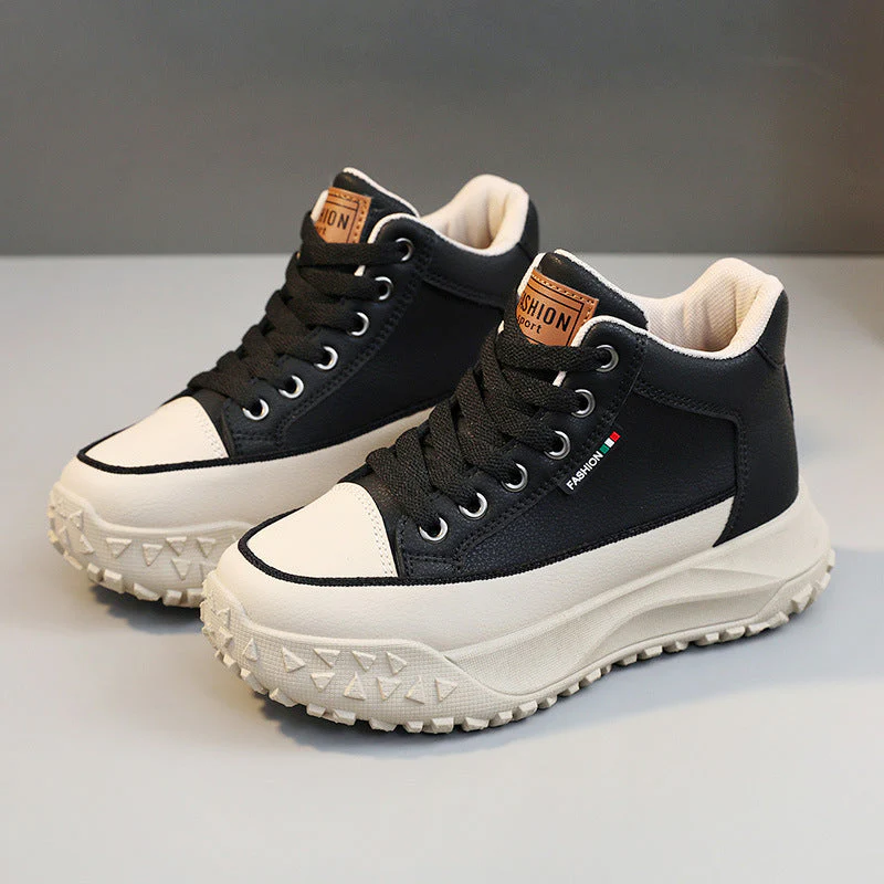 Damen Sportliche High-Top Sneakers mit rutschfester Gummisohle und hohem Tragekomfort - Image 6