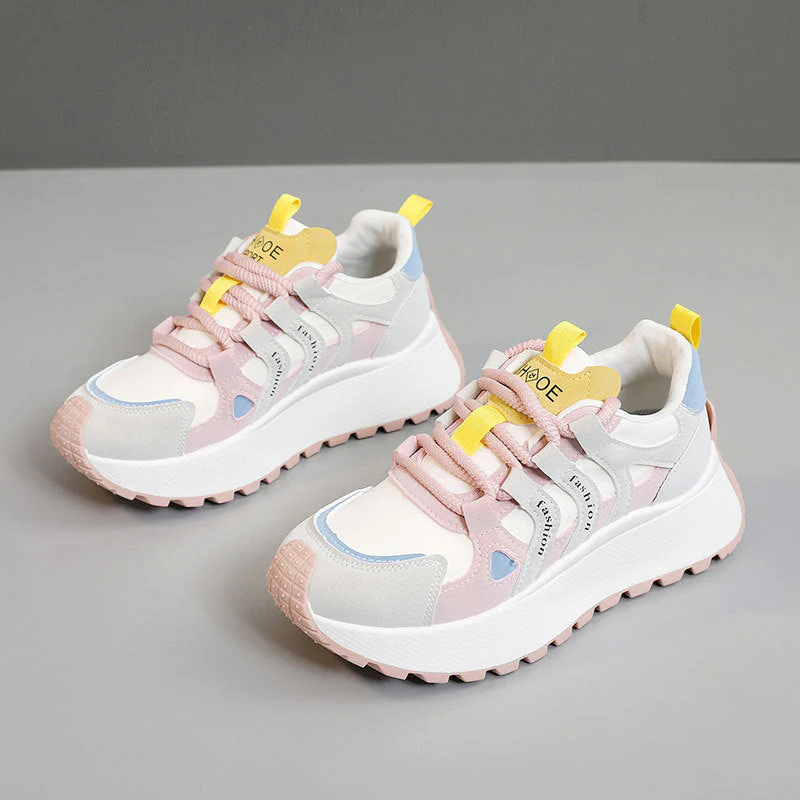 Damen Sportliche High-Top Sneakers mit trendiger Dämpfung und atmungsaktiver Oberflächenstruktur - Image 7