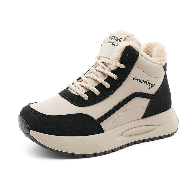 Damen Sportliche High-Top Sneakers mit warmem Fleece-Futter und rutschfester Sohle - Image 4
