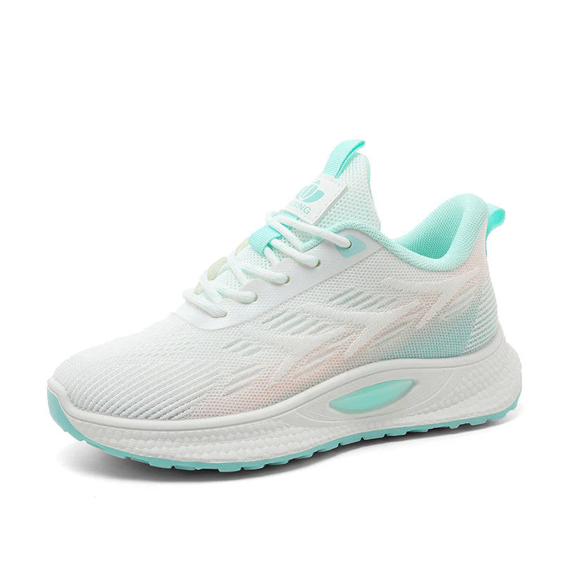 Damen Sportliche Lauf-Sneaker mit atmungsaktivem Mesh-Obermaterial und dämpfender Laufsohle