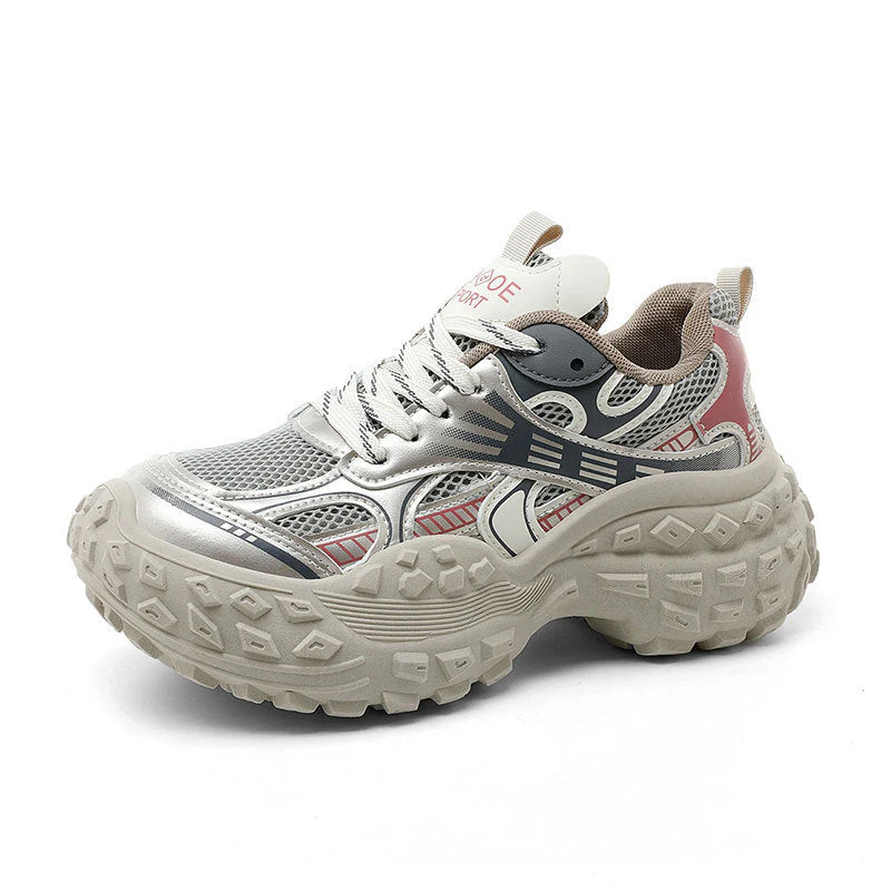 Damen sportliche Lauf-Sneaker mit stoßdämpfendem Komfort und atmungsaktiver Konstruktion - Image 4
