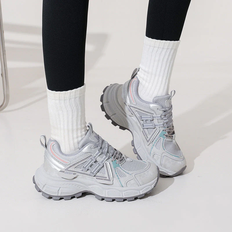 Damen Sportliche Lauf Sneakers mit atmungsaktivem Obermaterial und dämpfender Sohle - Image 2