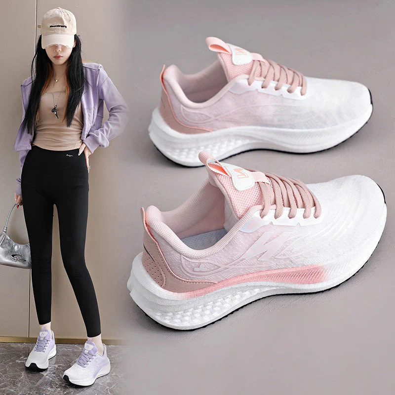 Damen Sportliche Laufschuhe mit atmungsaktiver Mesh-Oberfläche und dämpfendem Fußbett