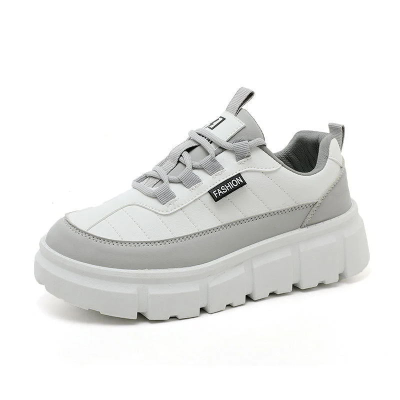Damen Sportliche Plateau Sneaker - Image 4