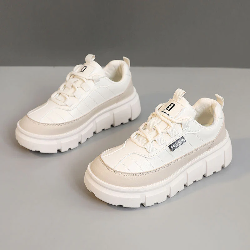 Damen Sportliche Plateau Sneaker - Image 6