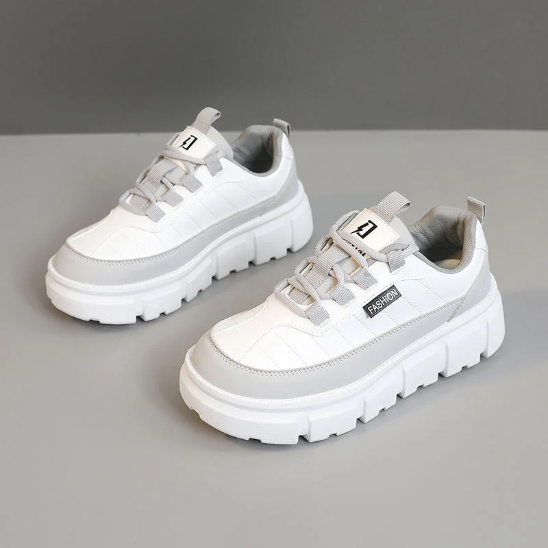 Damen Sportliche Plateau Sneaker - Image 7