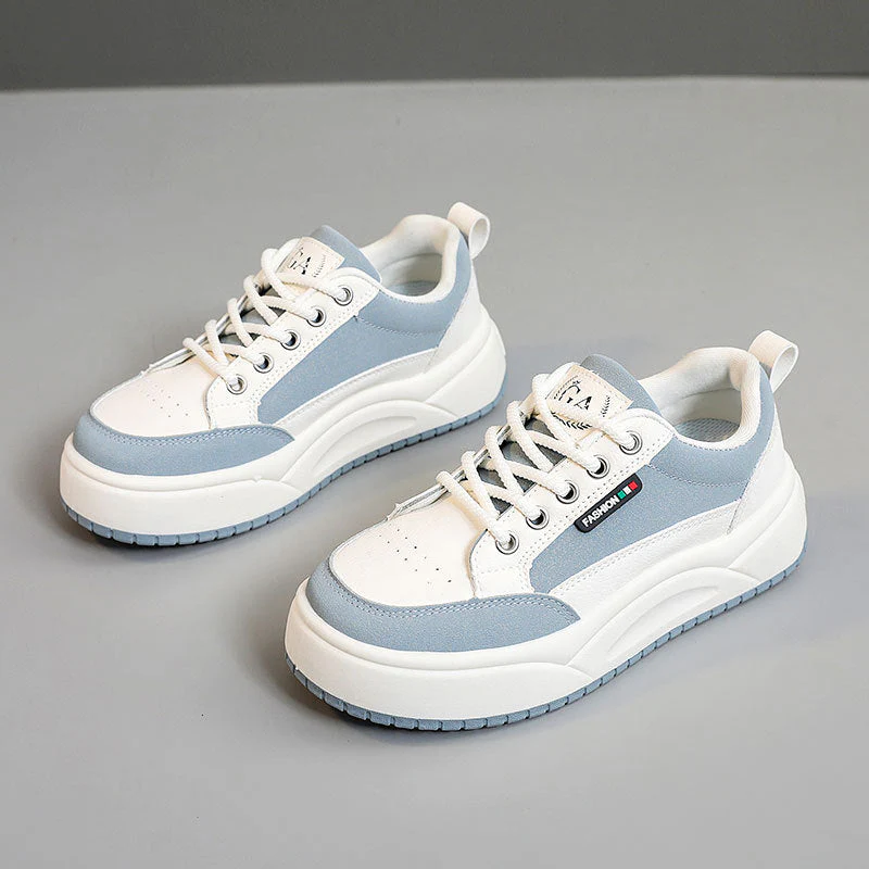 Damen Sportliche Plateau-Sneaker mit atmungsaktivem Mesh- - Image 6