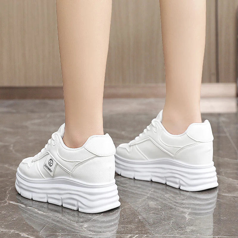 Damen Sportliche Plateau-Sneaker mit dämpfender Sohle und atmungsaktivem Obermaterial - Image 3