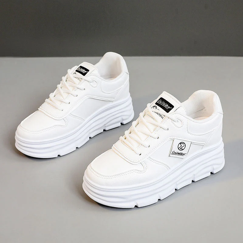 Damen Sportliche Plateau-Sneaker mit dämpfender Sohle und atmungsaktivem Obermaterial - Image 5
