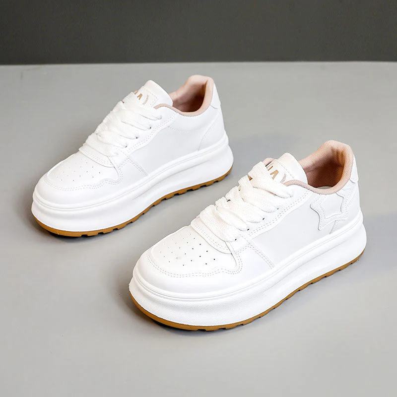 Damen Sportliche Plateau-Sneaker mit glänzenden Akzenten und komfortabler Dämpfung - Image 6
