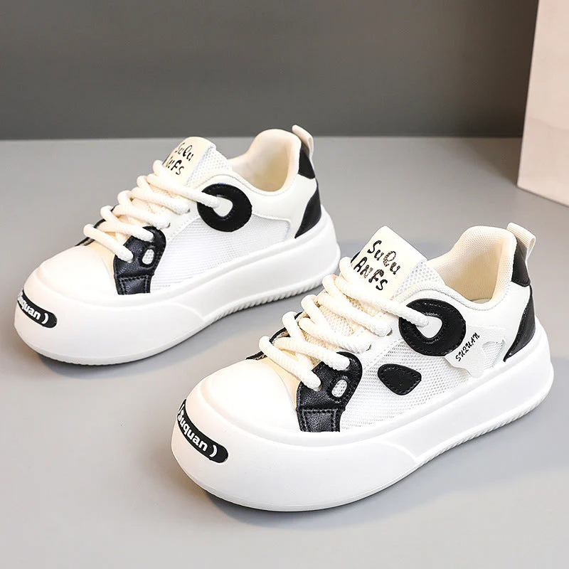 Damen Sportliche Plateau Sneakers mit atmungsaktivem Mesh-Obermaterial und dämpfender Sohle - Image 6