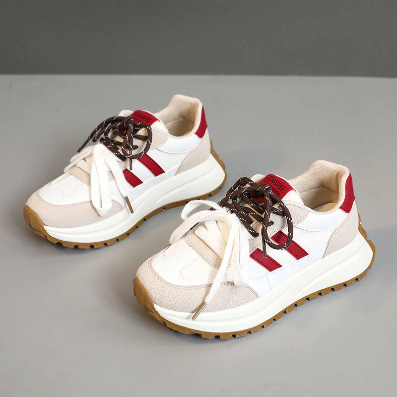 Damen Sportliche Plateau Sneakers mit atmungsaktivem Obermaterial - Image 6